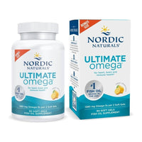 Nordic Naturals Ultimate Omega, sabor a limón, 90 geles suaves, alto Omega-3, suplemento aceite pescado
