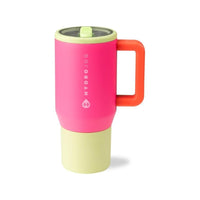 Botella de agua aislada para niños con popote abatible, a prueba de fugas y duradera, ideal para escuela, deportes y viajes