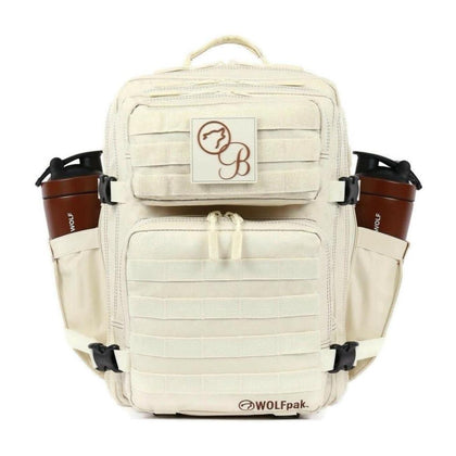 WOLFpak Mochila 35L Bombshell Sportswear en color crème, diseño unisex para actividades casuales y deportivas, hecha de poliéster resistente