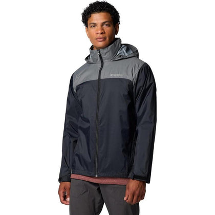 Chaqueta impermeable Columbia Glennaker Lake II para hombre, con capucha plegable y materiales duraderos