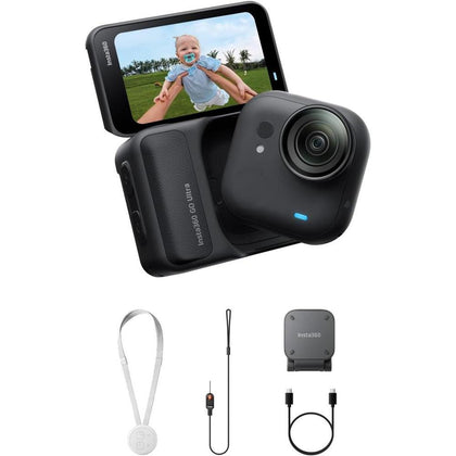 Cámara Insta360 GO Ultra 4K para Vlogging, Manos Libres, Sensor 1/1.28