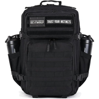 WOLFpak Mochila táctica de negro alfa 45L para acampada y senderismo