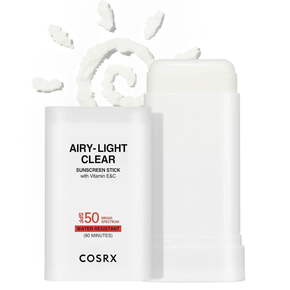 Protector Solar en Barra Transparente y Ligero SPF 50 con Vitamina E y C 19g