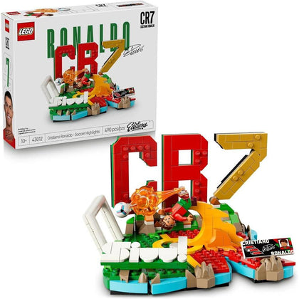 LEGO Cristiano Ronaldo Soccer Highlights Set para Niños y Niñas, Regalo Coleccionable de Fútbol, Decoración para Habitación