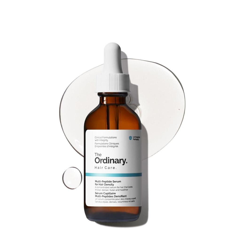 Serum multi-péptido The Ordinary para densidad capilar. Fórmula con péptidos para cabello más grueso y abundante