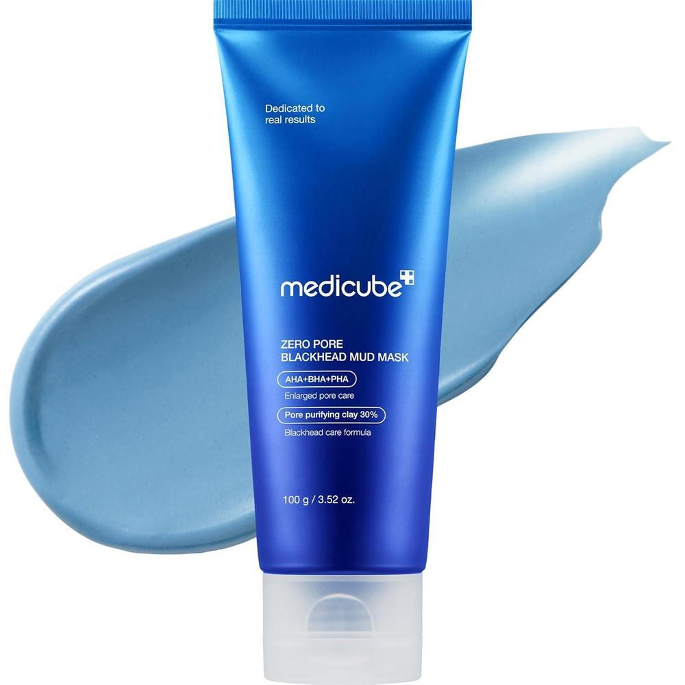 Medicube Máscara Facial De Barro Con AHA, BHA, PHA, Enfriamiento Y Ajuste De Poros, Fórmula Coreana De Secado Rápido, 100ml