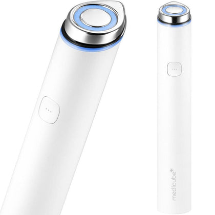 medicube Mini Booster Pro White, dispositivo facial portátil para principiantes, mejora la absorción de cuidado de piel, uso en hogar