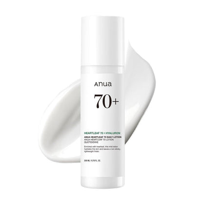 Anua Heartleaf Hidratante Facial con Ácido Hialurónico para Piel Sensible, Cuidado Coreano Ligero