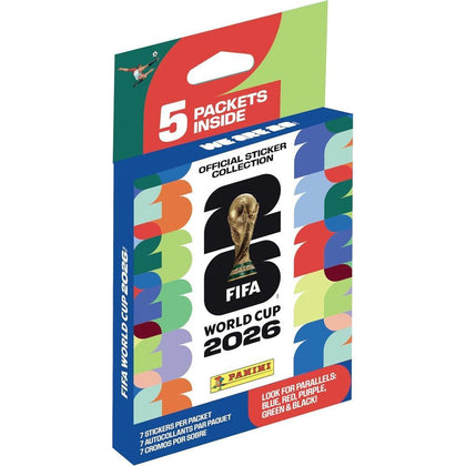Calcomanías oficiales de la Copa Mundial FIFA 2026 en EcoBlister de Panini con insertos paralelos de Amazon