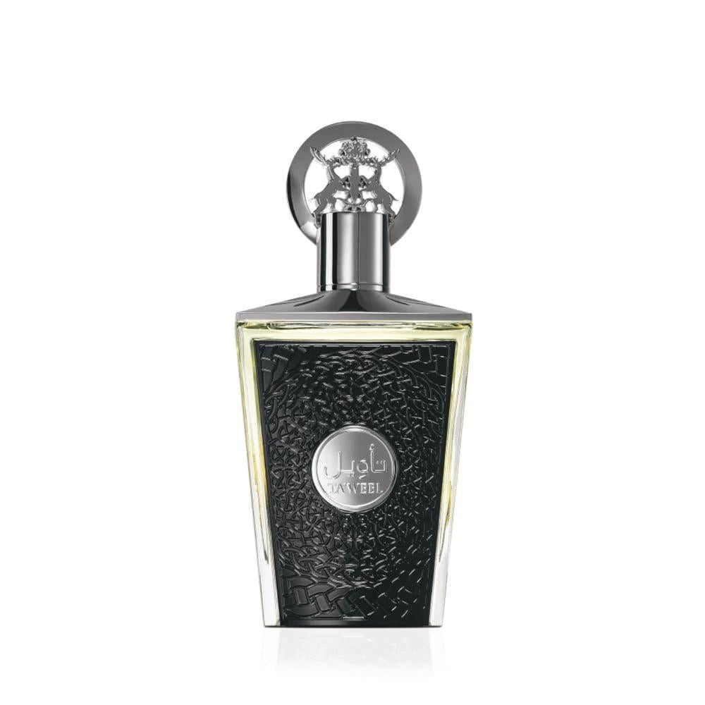 Lattafa TA'WEEL Eau de Parfum Spray de Larga Duración con Notas Amaderadas y Cítricas