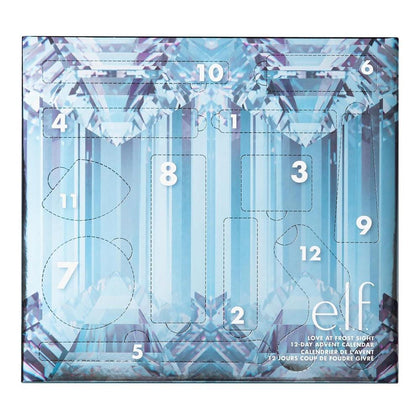 e.l.f. Love at Frost Sight Calendario de Adviento de 12 días 2025 con productos de maquillaje y cuidado de la piel veganos