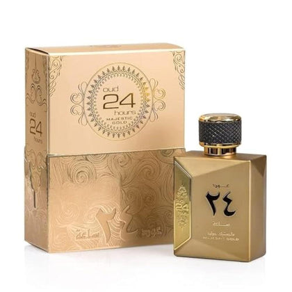 Ard Al Zaafaran 24 Hours Majestic Gold Oud Eau de Parfum Spray for Unisex