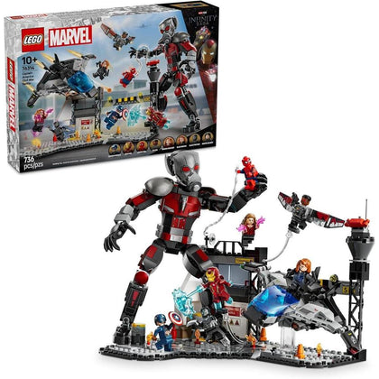LEGO Marvel Capitán América Guerra Civil: Set de Construcción de Batalla Épica con Minifiguras