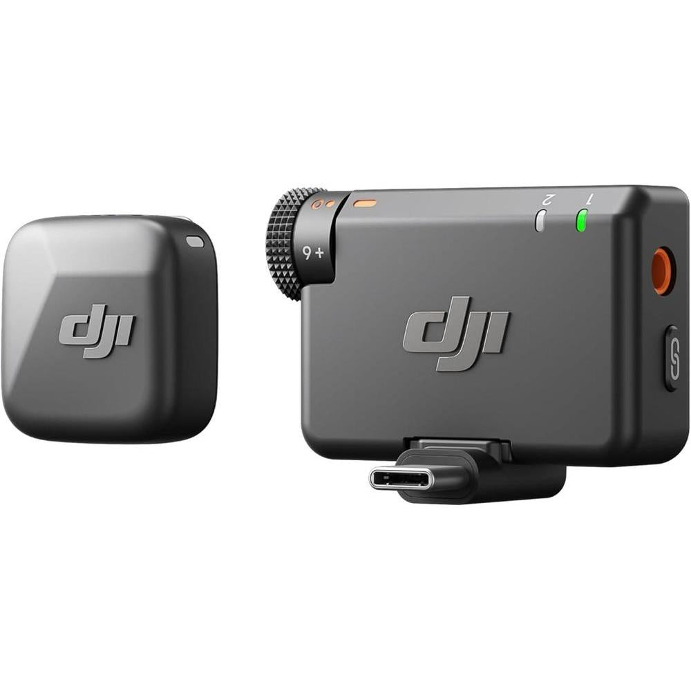 DJI Mic Mini (1 TX + 1 RX), micrófono inalámbrico Lavalier para iPhone, cámara, Android, ultraligero, con cancelación de ruido