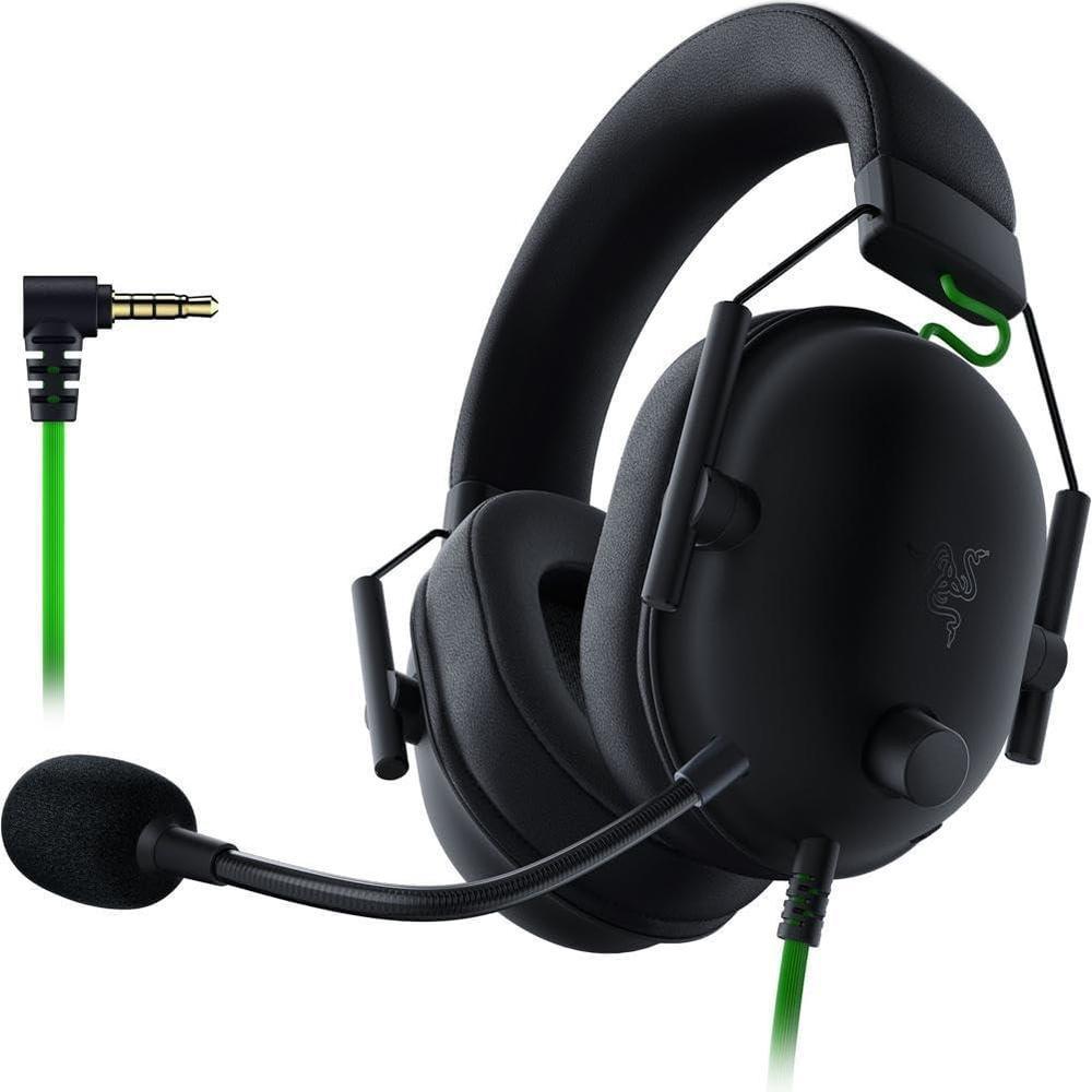 Razer BlackShark V2 X Auriculares para gamer con sonido envolvente 7.1 y almohadillas de espuma viscoelástica para PC, PS4, PS5 o Switch