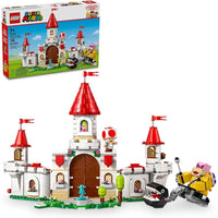 LEGO Super Mario aventura en el castillo de Peach con Roy y personajes de Nintendo, set de construcción para niños y niñas