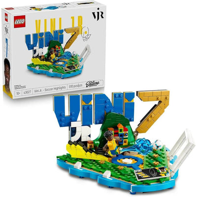 LEGO Editions Vini Jr. - Juego de construcción, regalo coleccionable de fútbol, decoración para niños y niñas