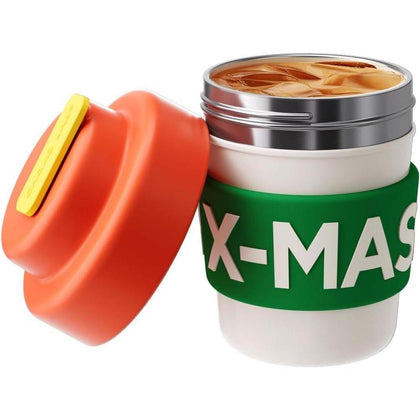 Taza de café de regalo de Navidad, doble pared aislada al vacío y sin BPA, ideal para niños y fiestas