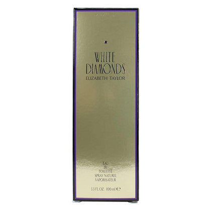 White Diamond Elizabeth Taylor Eau de Toilette juego de regalo, fragancia floral para mujeres de larga duración