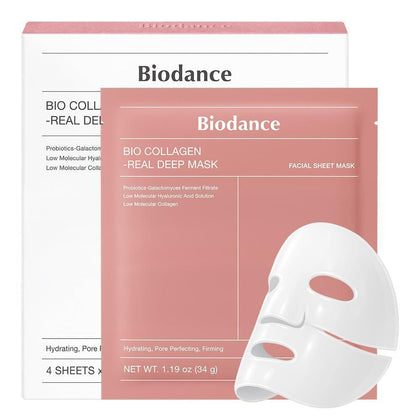BIODANCE Máscara de profundización de colágeno real, hidratante nocturna, minimización de poros, cuidado de la piel coreano y más