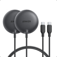Anker Zolo Cargador inalámbrico magnético con certificación Qi2 de 15W, compatible con MagSafe para iPhone y AirPods