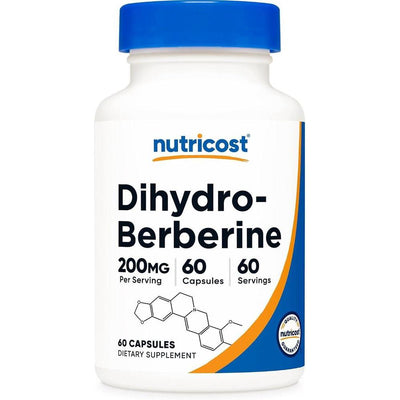 Nutricost Cápsulas de Dihidroberberina, el Metabolito Más Biodisponible de Berberina, Mejor Absorción y Calidad Garantizada