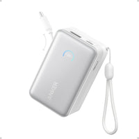 Cargador Portátil Anker Nano, Banco de Energía Compacto de 10,000mAh 45W, Paquete de Batería Esencial para Teléfono con Cable Retráctil InstaCord