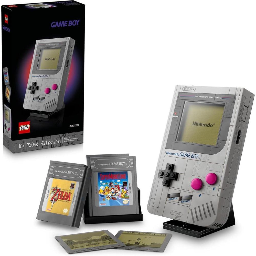 LEGO Super Mario Game Boy - Set de Construcción Retro para Adultos, Regalos de Cumpleaños, Modelo Coleccionable