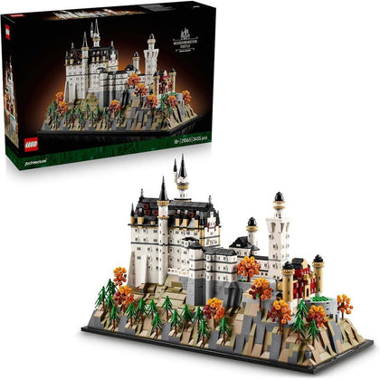 LEGO 21063 Arquitectura Castillo Neuschwanstein, Juguetes de Construcción para Cumpleaños, Bloques para Hombres y Mujeres