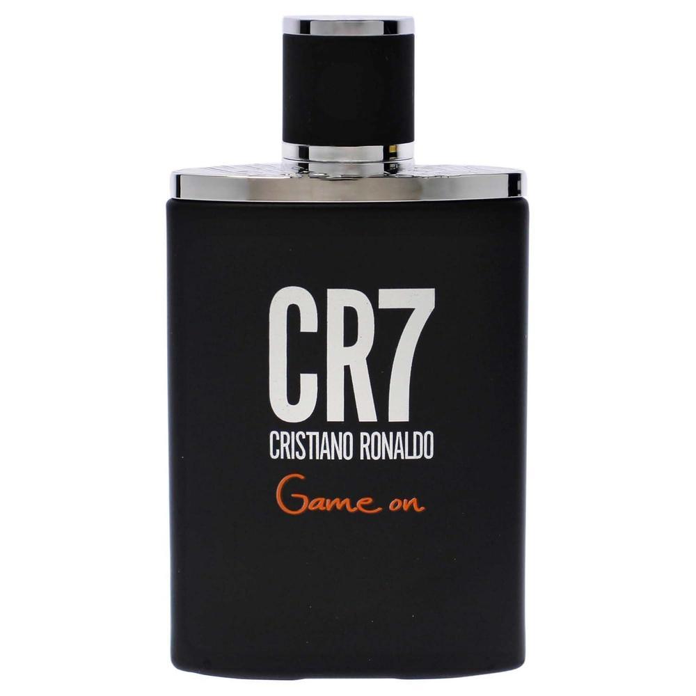 Cristiano Ronaldo CR7 Game On Fragancia Aromática para Hombres con Aroma Amaderado Seductor y Esencia Tropical Densa Oscura