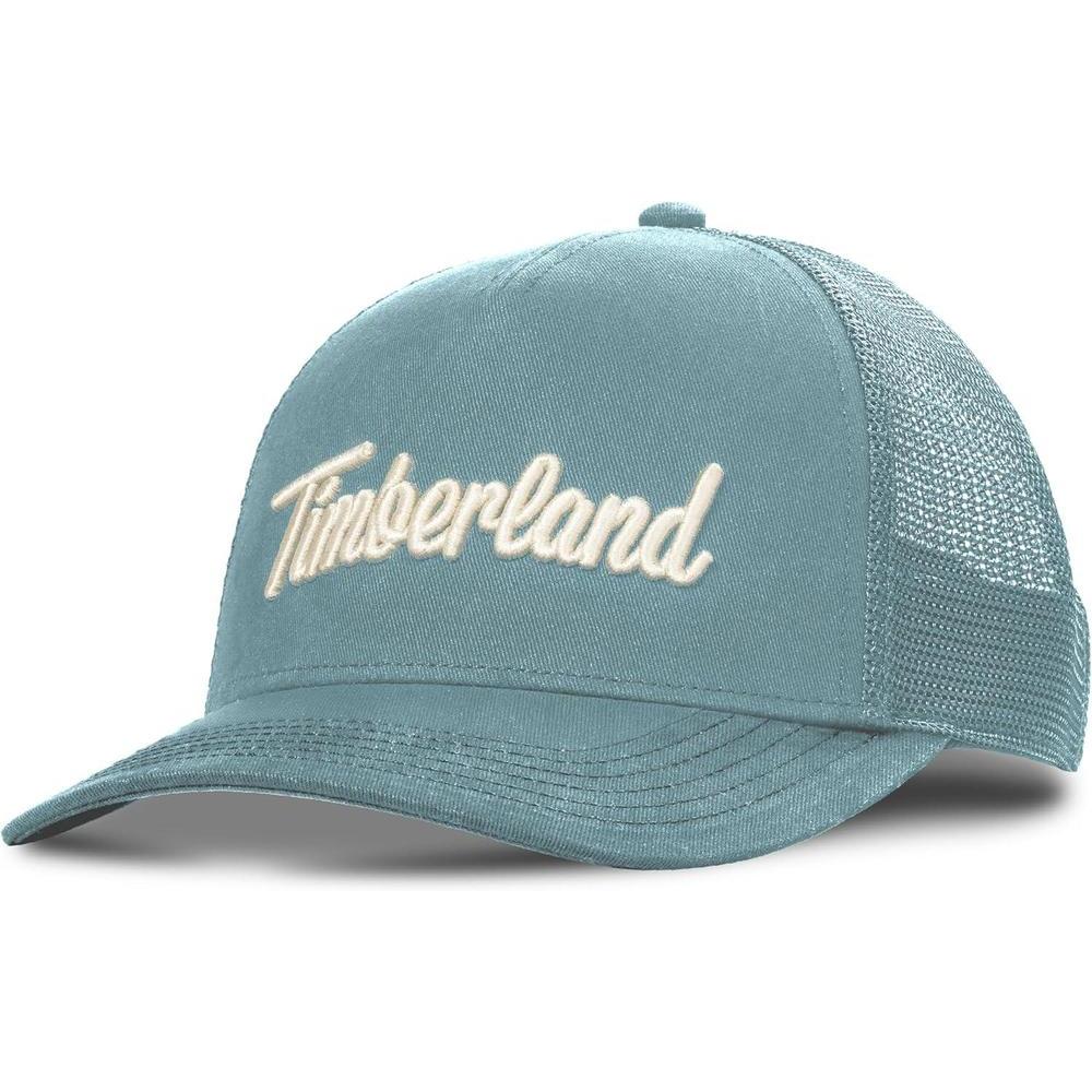 Gorra Timberland para hombre, sarga de algodón ajustable y malla transpirable, ideal para el uso diario y aventuras al aire libre