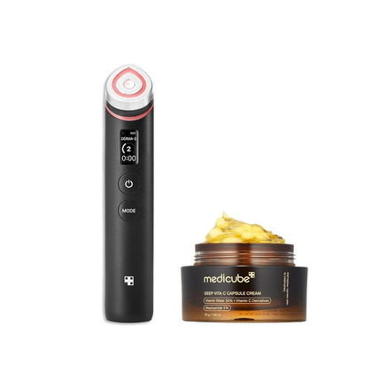 medicube K-Viral Duo: Dispositivo de Brillo y Hidratante con Vitamina C para Tono de Piel Desigual