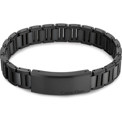 Pulsera eslabones H Calvin Klein para hombre, diseño sofisticado con acabado industrial cepillado y cierre ajustable
