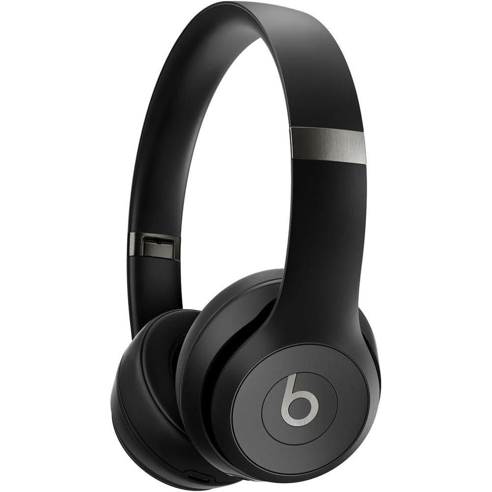 Beats Solo 4, Auriculares Bluetooth inalámbricos con compatibilidad Apple y Android, batería de hasta 50 horas, color negro mate
