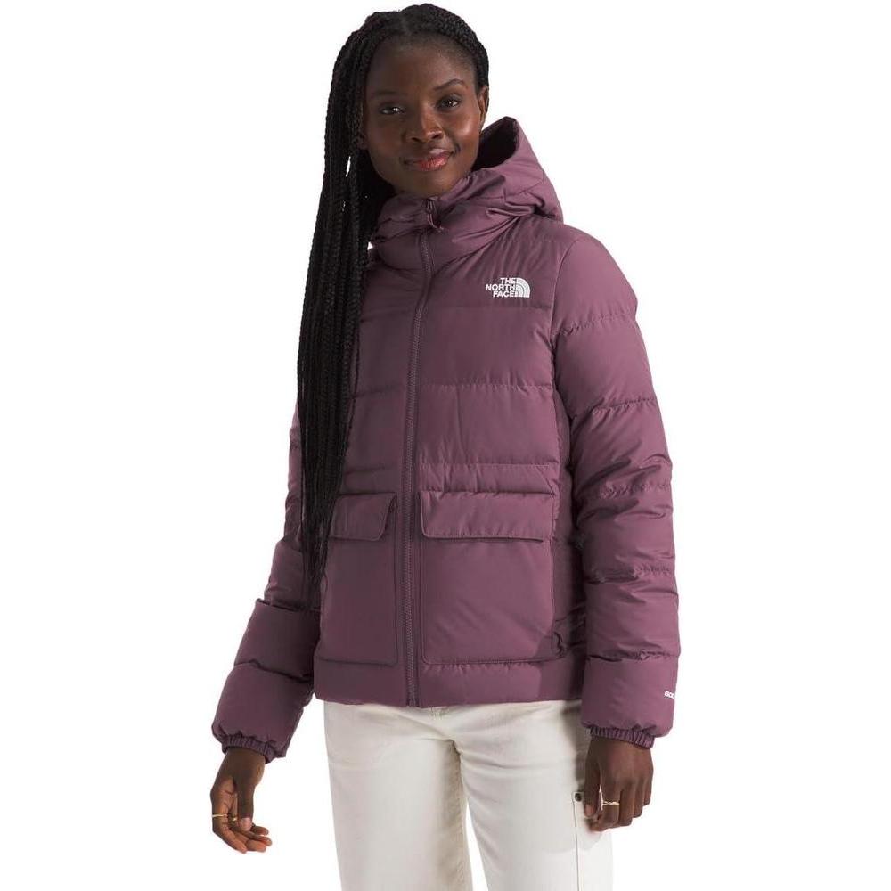 The North Face - Chaqueta aislante para mujer, resistente al agua con plumón reciclado y capucha ajustable