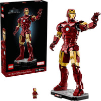 LEGO Marvel Iron Man Mark 3 Edición de Coleccionistas - Set de construcción posable con minifigura para adultos