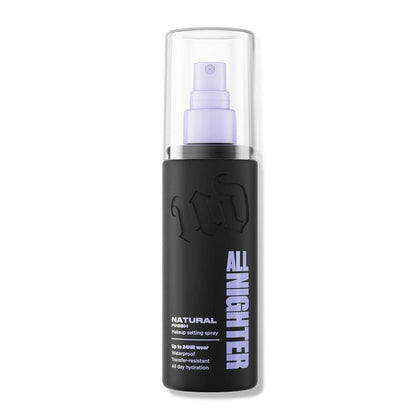 Urban Decay All Nighter Spray Fijador de Maquillaje Impermeable, Acabado Natural, Hasta 24 horas de uso