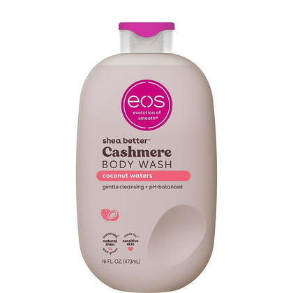 Eos Shea Better Cashmere Gel de Baño, Fórmula Cremosa, 473 ml