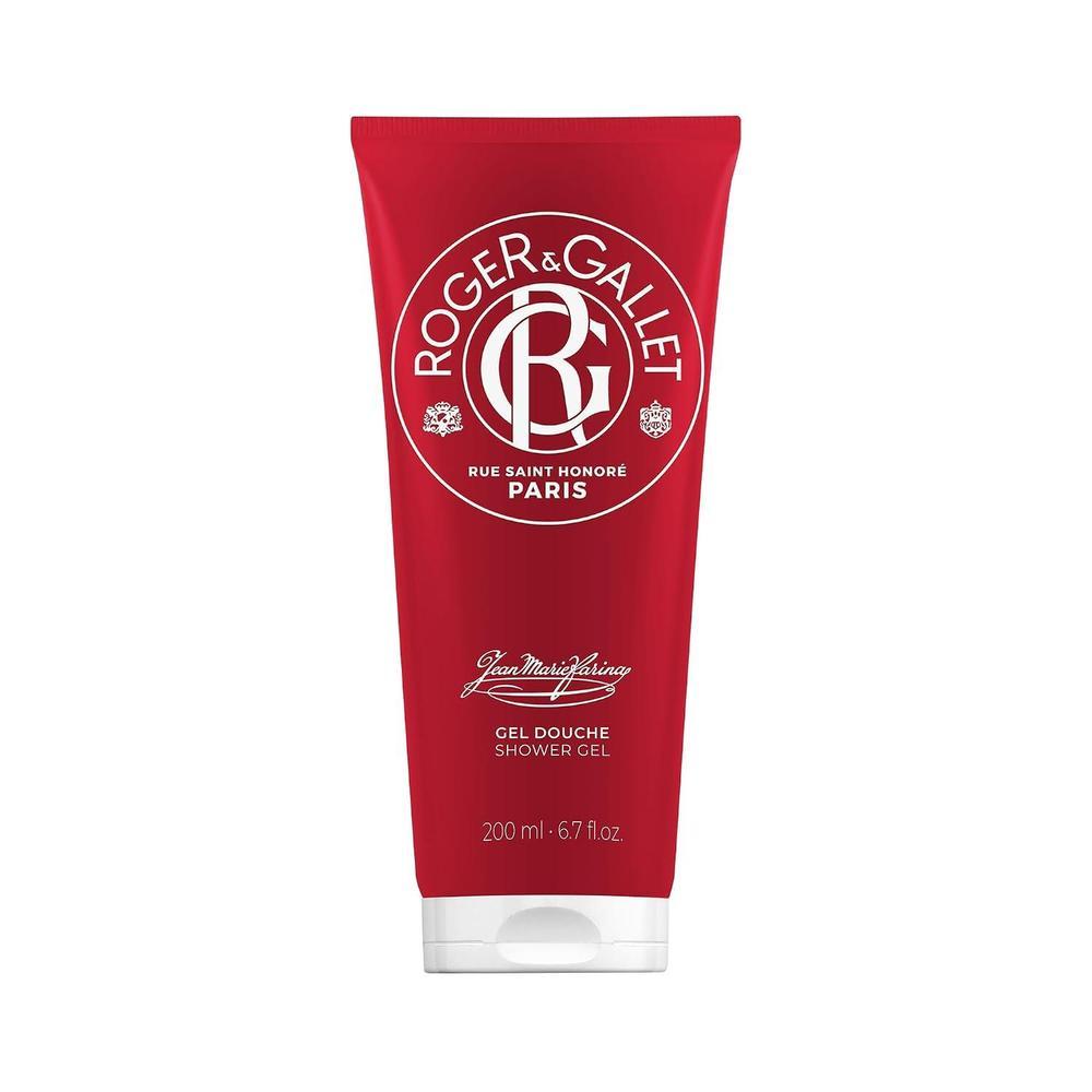 Jean Marie Farina Gel de Baño y Ducha de Roger & Gallet, limpieza ultra-suave con aloe vera y fragancia cítrica natural