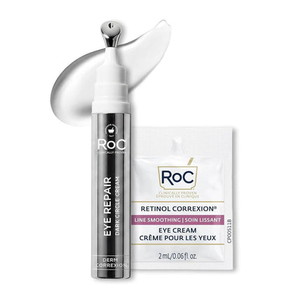Roc Derm Correxion Retinol Crema De Ojos Para Ojeras Con Niacinamida Y Resveratrol + Proxygen 15ml