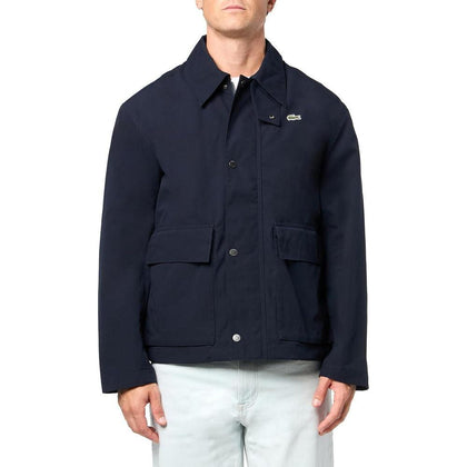 Chaqueta Parka Ligera Lacoste para Hombre con Bolsillos y Cocodrilo Bordado en el Pecho