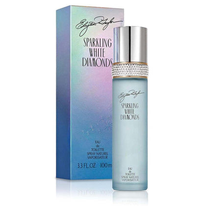 Perfume Para Mujer Elizabeth Taylor, Diamantes Blancos Chispeantes, Eau De Toilette, Frutado, 3.3 Fl Oz