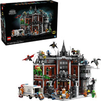 LEGO DC Batman Arkham Asylum para adultos, decoración de hogar u oficina, ideal para fans de cómics y películas, 76300