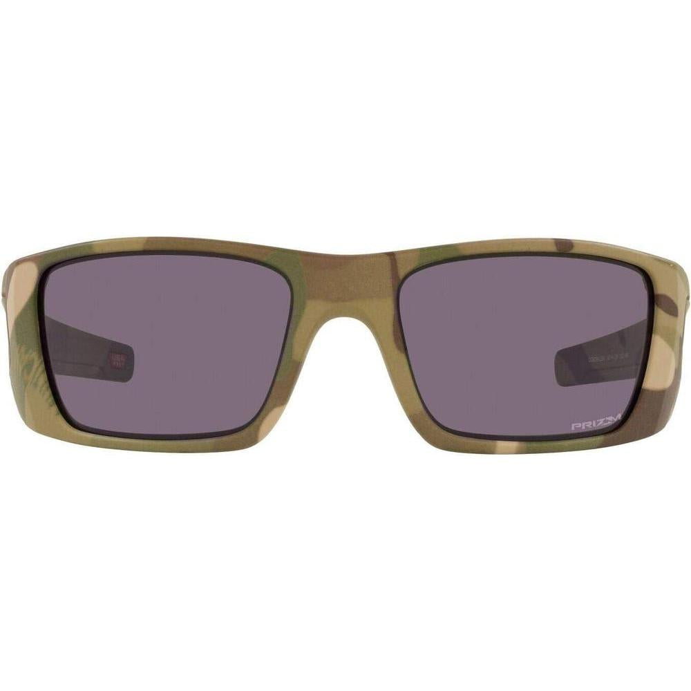 Oakley Gafas de sol rectangulares Fuel Cell para hombre con lentes Prizm Grey y óptica HDO para claridad y protección UV