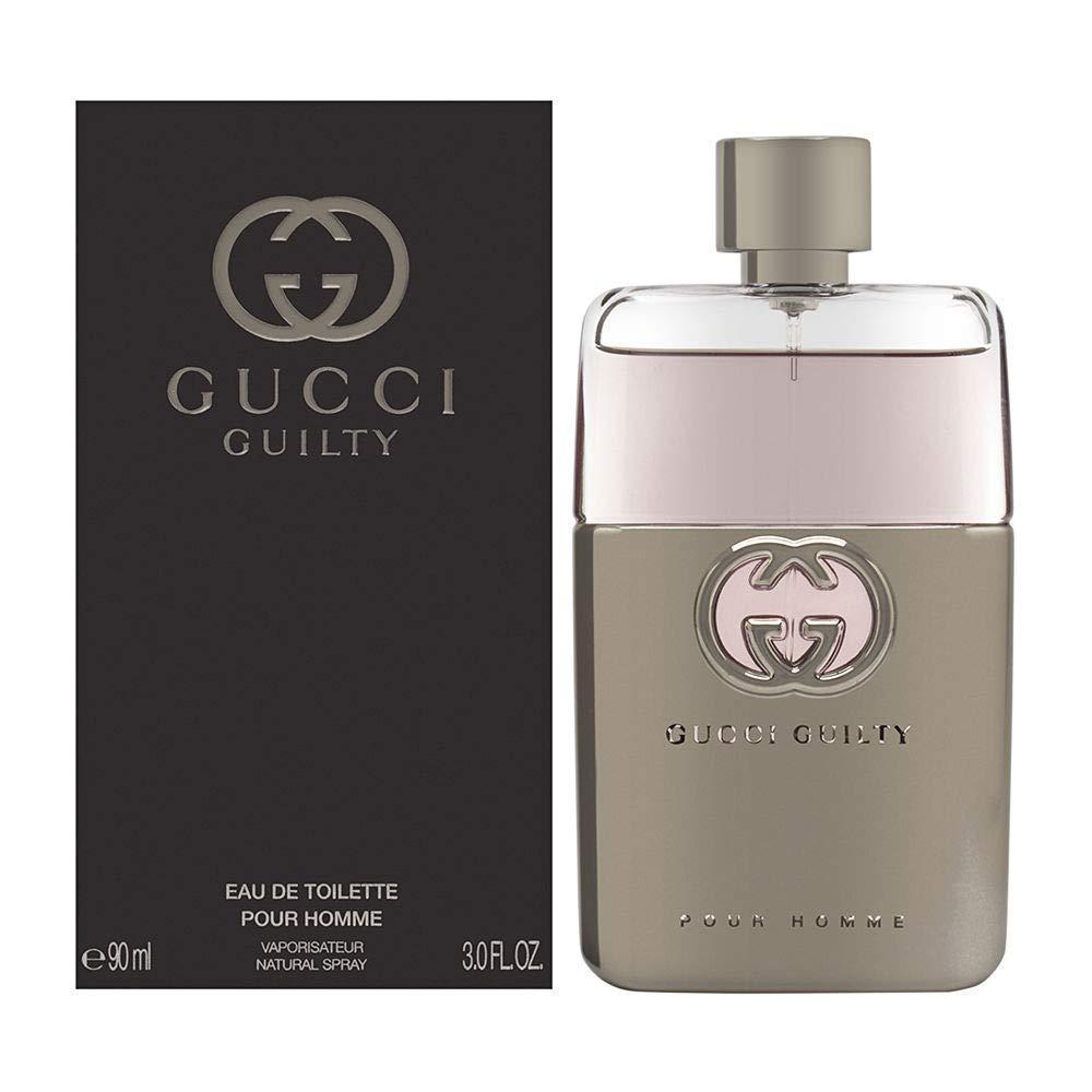 Gucci Guilty Eau de Toilette para hombre, fragancia seductora con notas de pimienta rosa, limón y pachulí