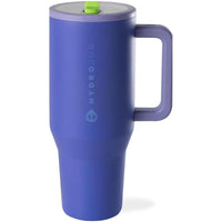 HydroJug Traveler - Moderno vaso con asa y pajilla abatible simple, resistente a las fugas, reutilizable