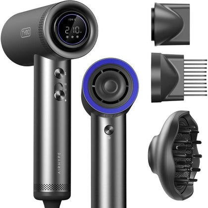 Secador de pelo TYMO profesional con difusor, tecnología iónica, motor de alta velocidad, 4 temperaturas y 3 velocidades