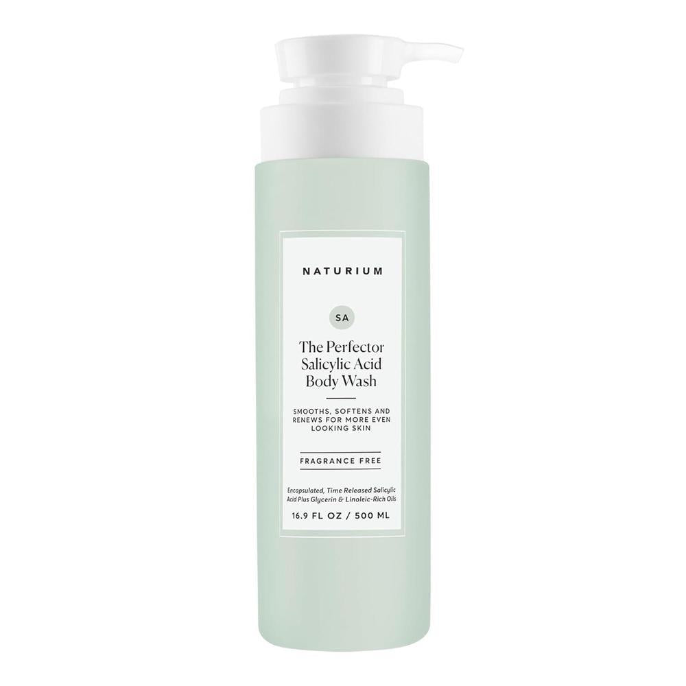 Naturium The Perfector Gel de baño con ácido salicílico y limpiador suave, ideal para purificar y suavizar la piel