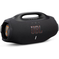 JBL Boombox 4 - Altavoz portátil impermeable con sonido masivo, 34 horas de reproducción y conexión Auracast negro