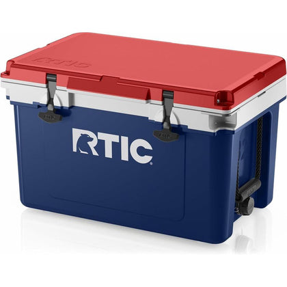 Enfriador ultraligero RTIC 32 cuartos con aislamiento portátil para bebidas, ideal para playa, camping, pesca y más actividades